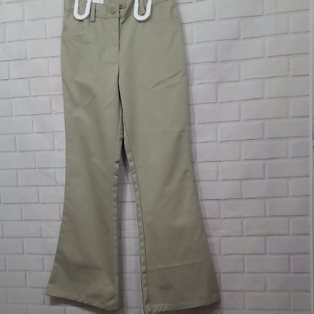 NWT Girls Casual Khaki School Uniform Pants